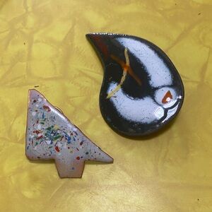Enamel and Copper Pins